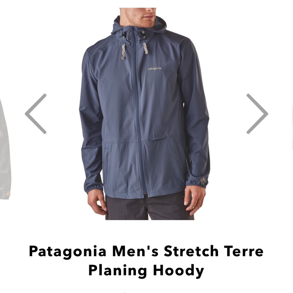 Patagonis Mens stretch Terre planning hoody